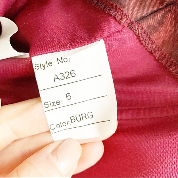 Evenings by Allure Red One Shoulder Ball Gown - Picture 15 of 16